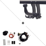 Attelage volkswagen transporter t6 caravelle pr��quip� (07 / 15 - 10 / 19) rdsoh + faisceau sp�cifique ...