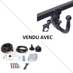 Attelage volkswagen t7 multivan (08 / 21 - ) rdsov + faisceau universel 7 broches + boitier �lectronique ...