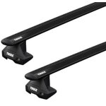 Barres de toit audi a4 berline (11 / 11 - 11 / 15) thule wingbar black alu