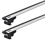 Barres de toit dacia duster (04 / 10 - 11 / 13) thule wingbar evo alu