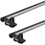 Barres de toit ford c - max (08 / 10 - ) thule slidebar alu