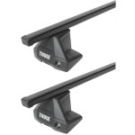 Barres de toit hyundai i30 fastback coup (06 / 17 - 08 / 18) thule squarebar acier