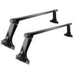 Barres de toit jeep wrangler type jk (04 / 07 - 08 / 18) - thule squarebar acier