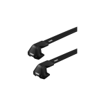 Barres de toit mitsubishi outlander iv (06 / 21 - ) thule wingbar edge black alu