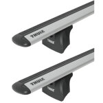 Barres de toit nissan micra 5 portes (01 / 11 - 12 / 16) thule wingbar evo alu