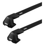 Barres de toit peugeot 3008 (06 / 09 - 10 / 16) thule wingbar edge black alu