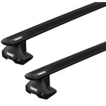 Barres de toit renault austral (07 / 22 - ) thule wingbar evo black alu