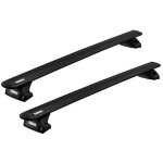 Barres de toit renault talisman estate (05 / 16 - 03 / 22) thule wingbar evo black alu