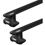 Barres de toit seat ibiza iv berline (11 / 08 - 05 / 17) thule wingbar evo black alu