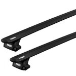 Barres de toit toyota land cruiser v8 200 (03 / 08 - ) thule wingbar evo black alu