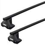 Barres de toit toyota yaris (02 / 20 - ) thule squarebar acier