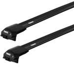 Barres de toit volkswagen golf 8 sw phase 2 (08 / 23 - ) thule wingbar edge black alu