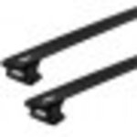 Barres de toit volkswagen passat break (11 / 14 - 07 / 23) thule wingbar evo black alu
