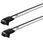 Barres de toit volkswagen polo (12 / 01 - 06 / 09) thule wingbar edge alu