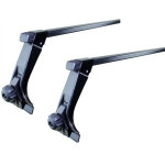 Barres de toit volkswagen polo 2 (09 / 90 - 08 / 94) thule squarebar acier