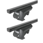 Barres de toit volkswagen polo cross (06 / 09 - 03 / 14) thule squarebar acier