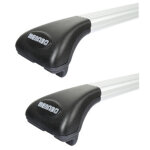 Barres de toit volkswagen touran (03 / 03 - 09 / 15) menabo ariete alu