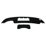 Bas de pare - chocs + trappe pour volkswagen golf 6 plus double �chappement droite