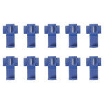France attelage lot de 10 connecteurs rapides bleus pour fil de 1 - 2, 5 mm de diamètre France attelage lot de 10 connecteurs rapides bleus pour fil de 1 - 2, 5 mm de diamètre