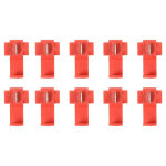 France attelage lot de 10 connecteurs rapides rouges pour fil de 0, 25 - 1 mm de diamtre
