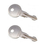 France attelage lot de 2 clés de rechange pour porte - vélos menabo m217 France attelage lot de 2 clés de rechange pour porte - vélos menabo m217
