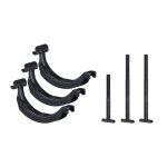 France attelage adaptateurs thule 889 - 5 pour barres de toit de forme rectangulaire pour porte - v�los ...