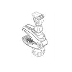 France attelage bras de fixation 482 mm sans serrure pour porte - vélos thule France attelage bras de fixation 482 mm sans serrure pour porte - vélos thule