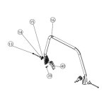 France attelage fixation rapide d'�trier en u pour porte - v�los eufab sd260