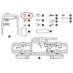 France attelage pi�ce de rechange mft : molette de verrouillage pour multi - cargo - 2 - family