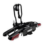 France attelage porte - v�los thule easyfold 3 noir pour 2 v�los �lectriques, extensible � 3