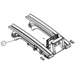 France attelage rail de roue droit pour porte - vlos eufab premium ii