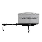 France attelage support coffre d'attelage towbox v5 swing court (mcanisme seul)