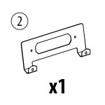 France attelage support de plaque d'immatriculation pour porte - v�los sur hayon menabo shadow caddy