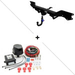 Land rover attelage range rover sport 3 (08 / 13 - ) rdsov + faisceau universel 7 broches + boitier lectroniq ...