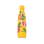 Bouteille isotherme 50cl - gourde kusmi x qwetch, inox recycl�, double paroi - bouteille isotherme 50cl ...