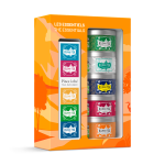 Coffret les essentiels bio avec une pince � th� - th� noir, th� blanc et th� vert en vrac - coffret de ...