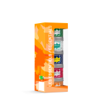 Coffret les essentiels bio - th� noir et th� vert en vrac - coffret de 5 miniatures de th�s aromatis�s, ...