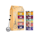 Coffret les infusions bio avec infuseur � th� - 5 miniatures, infusion, vrac, pince � th� - coffret de ...