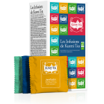 Coffret les infusions de kusmi tea bio - infusions bio tilleul, hibiscus, rooibos - kusmi tea