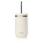 Cold cup isotherme sable 47cl - qwetch, gobelet isotherme avec paille - cold cup isotherme 47cl sable ...