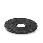 Dessous th�i�re fonte - iwachu, fait main, c�r�monie du th�, japon - dessous de th�i�re en fonte rond ...