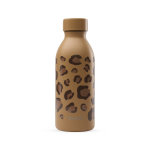 Gourde isotherme icon 50cl l�opard - bouteille qwetch, inox recycl�, compact - bouteille isotherme 50cl ...
