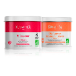 Minceur & d�fenses immunitaires - 2 bo�tes de th�s en vrac - kusmi tea