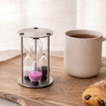 Minuteur sablier 3 / 4 / 5 min - th� noir, th� vert, infusion, timer - sablier 3 / 4 / 5 minutes - kusmi ...