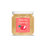 Perles de fruits litchi - billes de fruits pour bubble tea - billes g�lifi�es � base de sirop de litchi, ...