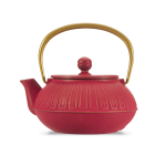 Th�i�re fonte kiku 65cl - iwachu, fait main, c�r�monie du th�, japon - th�i�re fonte 0, 65l kiku anse ...