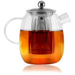 Th�i�re tulip 1l en verre avec filtre - vialli design - kusmi tea