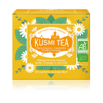 Thym citronn� - camomille - feuilles d?oranger - tisane bio camomille, thym citronn� - kusmi tea
