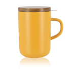 Tisanire en grs 48cl avec filtre en inox et couvercle en bois - ogo - juliet - kusmi tea
