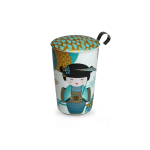 Tisani�re porcelaine 25cl - eigenart, filtre inox, double paroi, motif - tisani�re 25cl double paroi ...